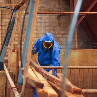 Worker exposed in asbestos at workplace