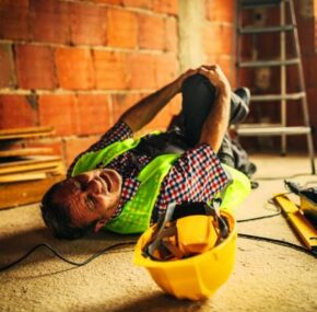 Physical injury to a construction worker's leg in the workplace
