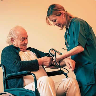 Medical care at a nursing home