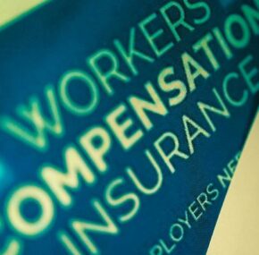 Shot of word "workers compensation insurance"