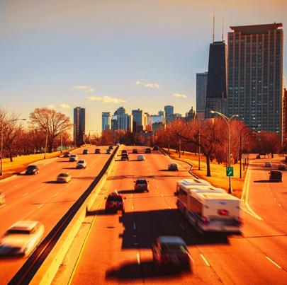 View of Chicago Highway