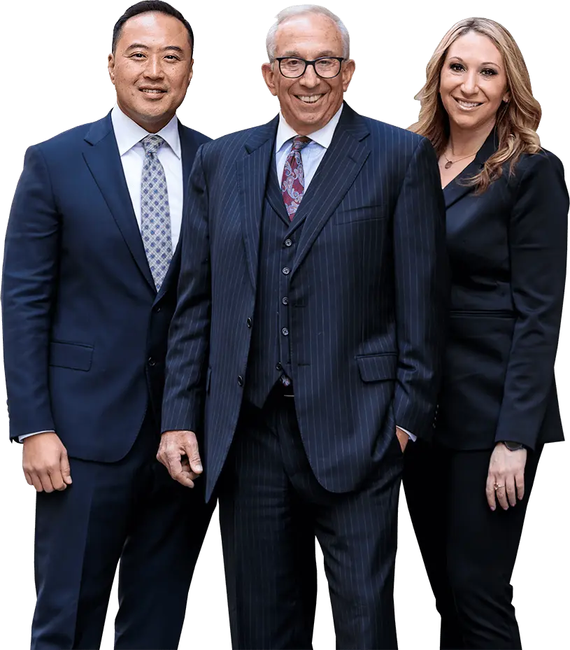 Personal injury lawyers Kevin Yen, Neal B. Strom, and Lindsey S. Strom